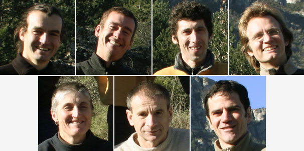 Guillaume - Yannick - Nicolas - Laurent - Odile - Bertrand - Philippe