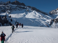 Randonn&eacute;e raquettes dans le Queyras - France